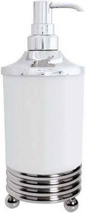 Дозатор для жидкого мыла настольный Boheme Hermitage хром 10389