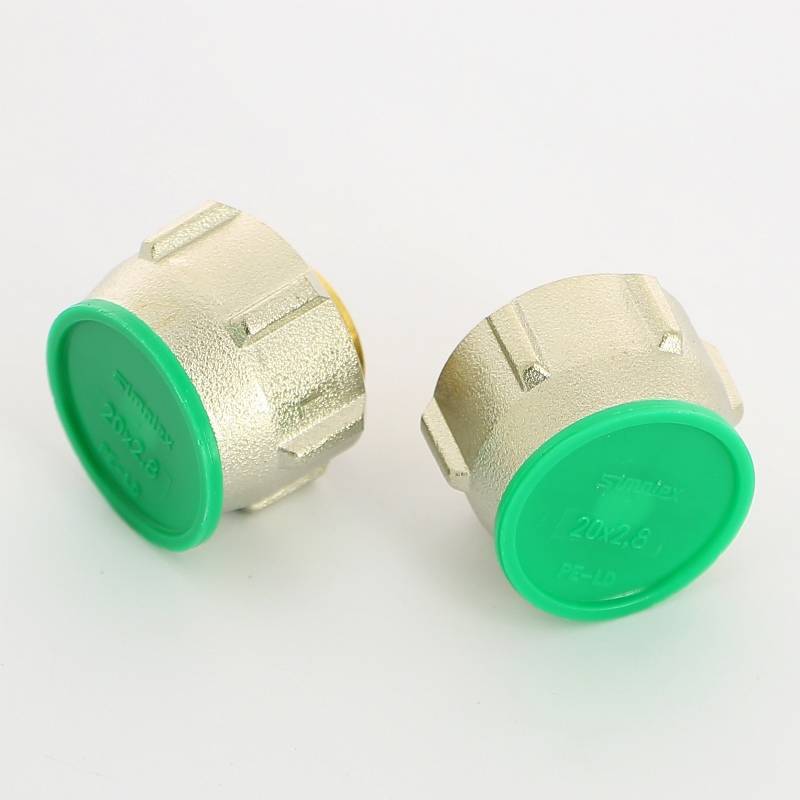 Соединитель обжимной Simplex 20x2.8 мм - 3/4 EK для полиэтиленовых труб (комплект 2 шт) F11417