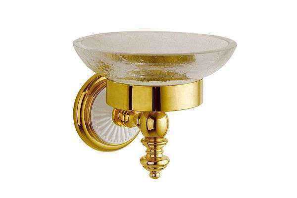 Мыльница Boheme Palazzo круглая подвесная золото 10103