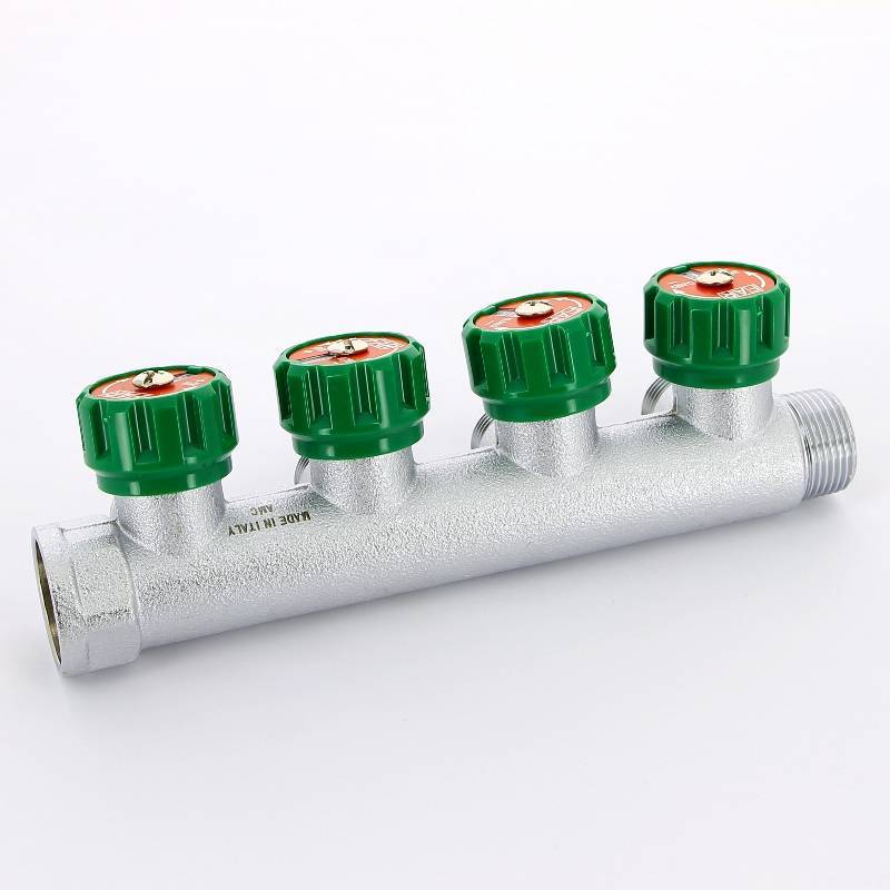 Коллектор FAR 3/4 НВ 4 выхода 1/2 Н 45 мм плоская прокладка FK 3824 3412TP