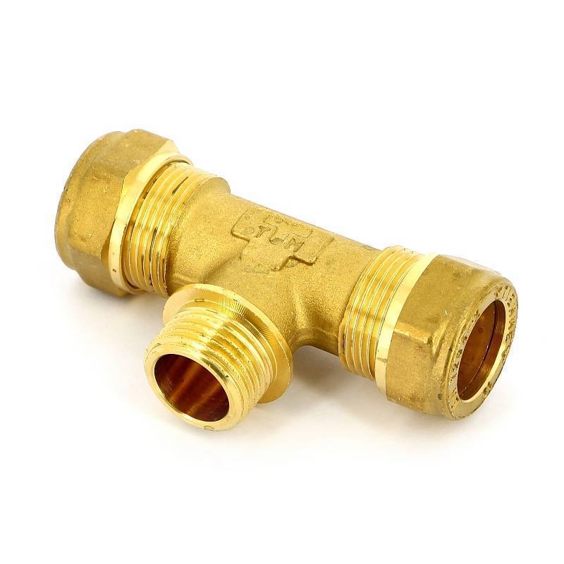 Тройник обжимной Tiemme 18х1/2х18 НР 1100207