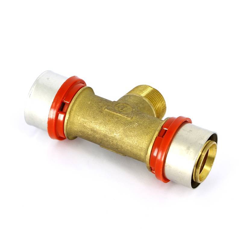 Тройник пресс с наружной резьбой TIEMME 32х3/4х32 1650657