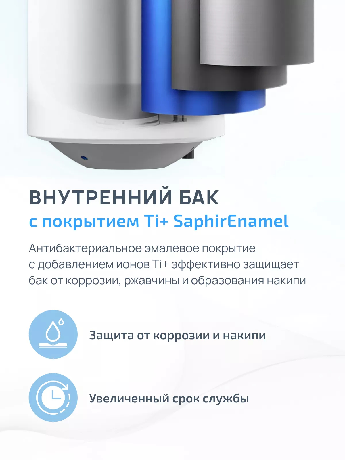Водонагреватель накопительный Midea MWH30-15MPC Cylinder 30 л MWH30-15MPC