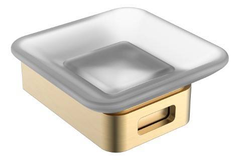Мыльница подвесная Boheme Q квадратная матовое золото 10943-MG