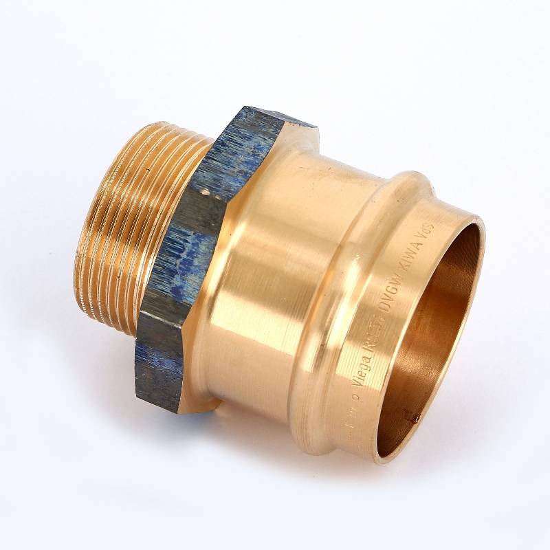 Муфта переходная пресс-Н Viega Sanpress бронза 54x1 1/2 314668