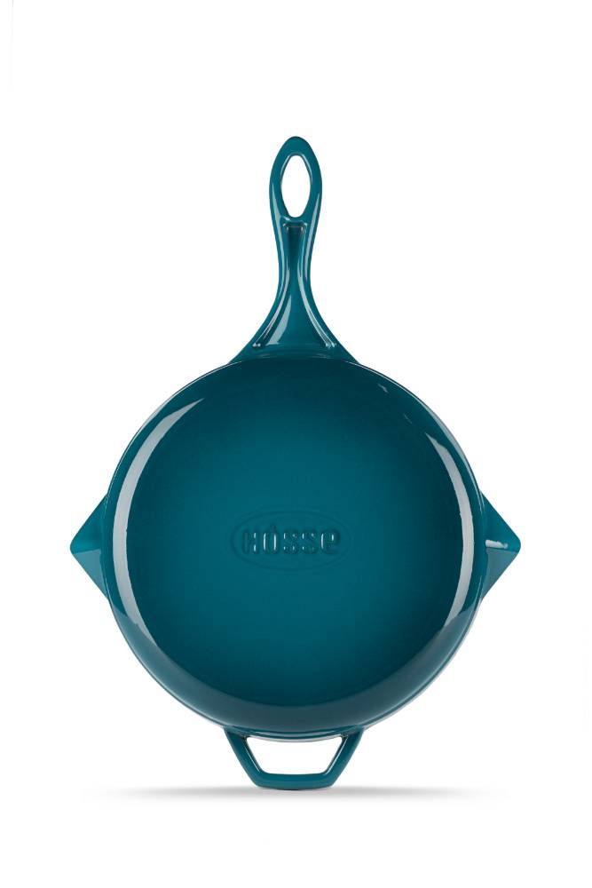 Сковорода-гриль чугунная Hosseven HS Y GTV 28 BLUE 28 см А758028