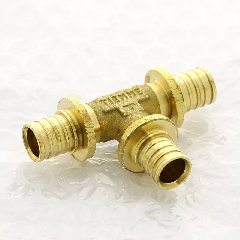 Тройник аксиальный Uni-Fitt 16 мм латунь 746G6660