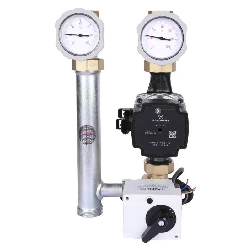 Насосный модуль Meibes MK 1 со смесителем, насосом Wilo PARA SC 7.0 и сервоприводом 220 В M66831.36WIMRU