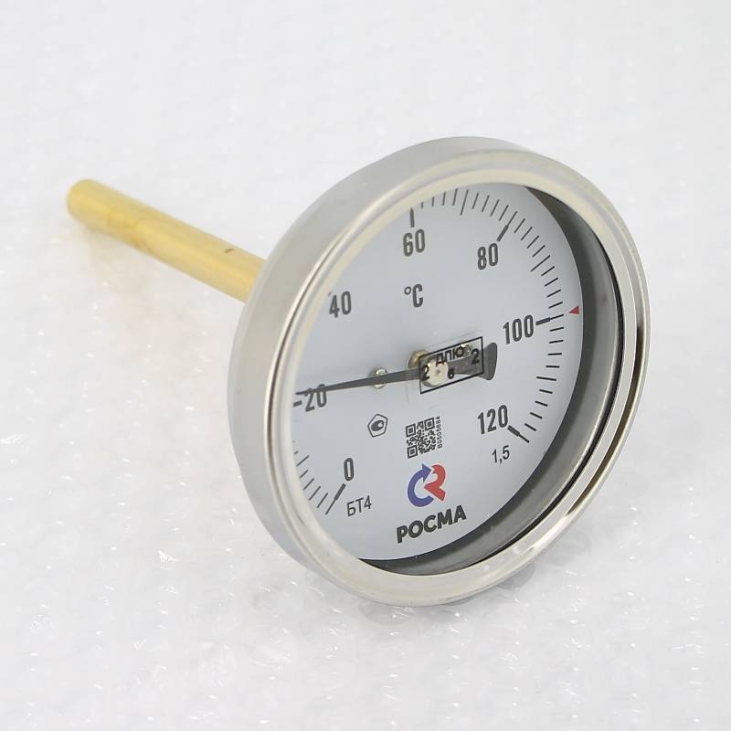 Термометр биметаллический Росма БТ-41.211 80/100 1/2 0-120 °C 00000002462