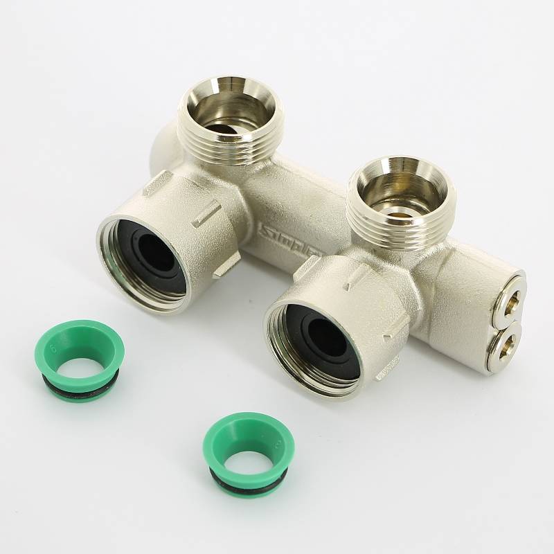 Узел радиаторный угловой перекрестный Simplex E2/50 3/4 x 3/4 EK F10079