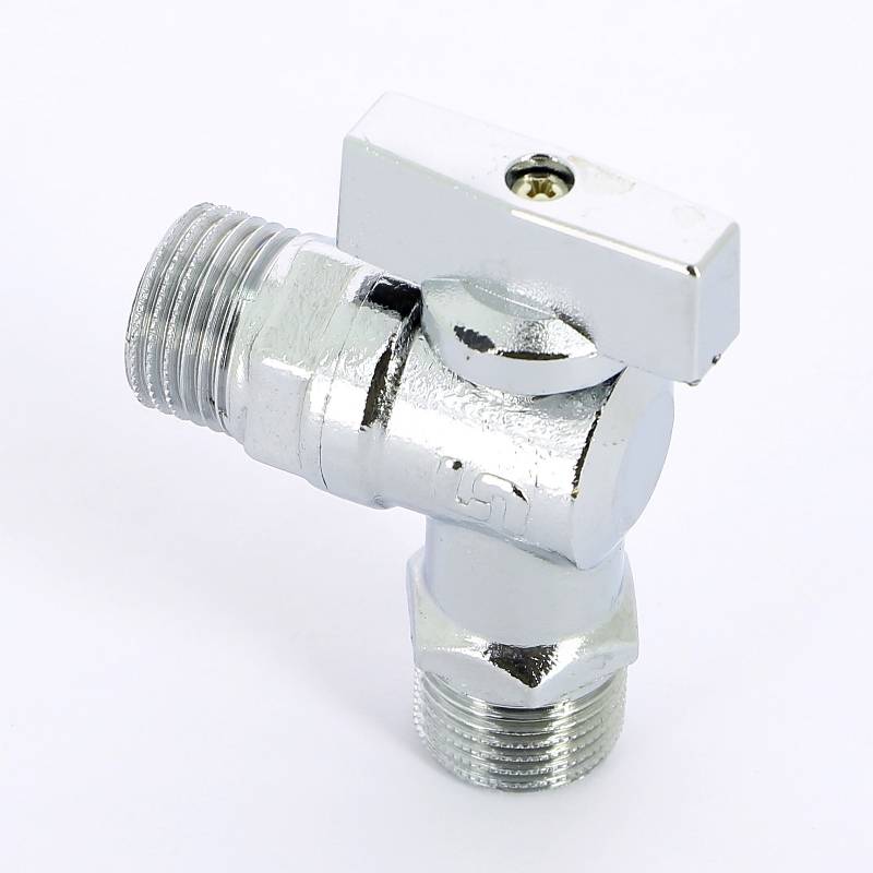 Кран шаровой Uni-Fitt 1/2 НН для подключения бачков и смесителей хромированный 180C2000