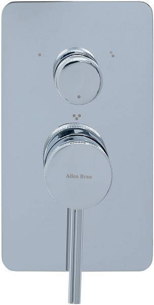 Смеситель для ванны и душа Allen Brau Priority на 2 потока хром 5.31A11-00