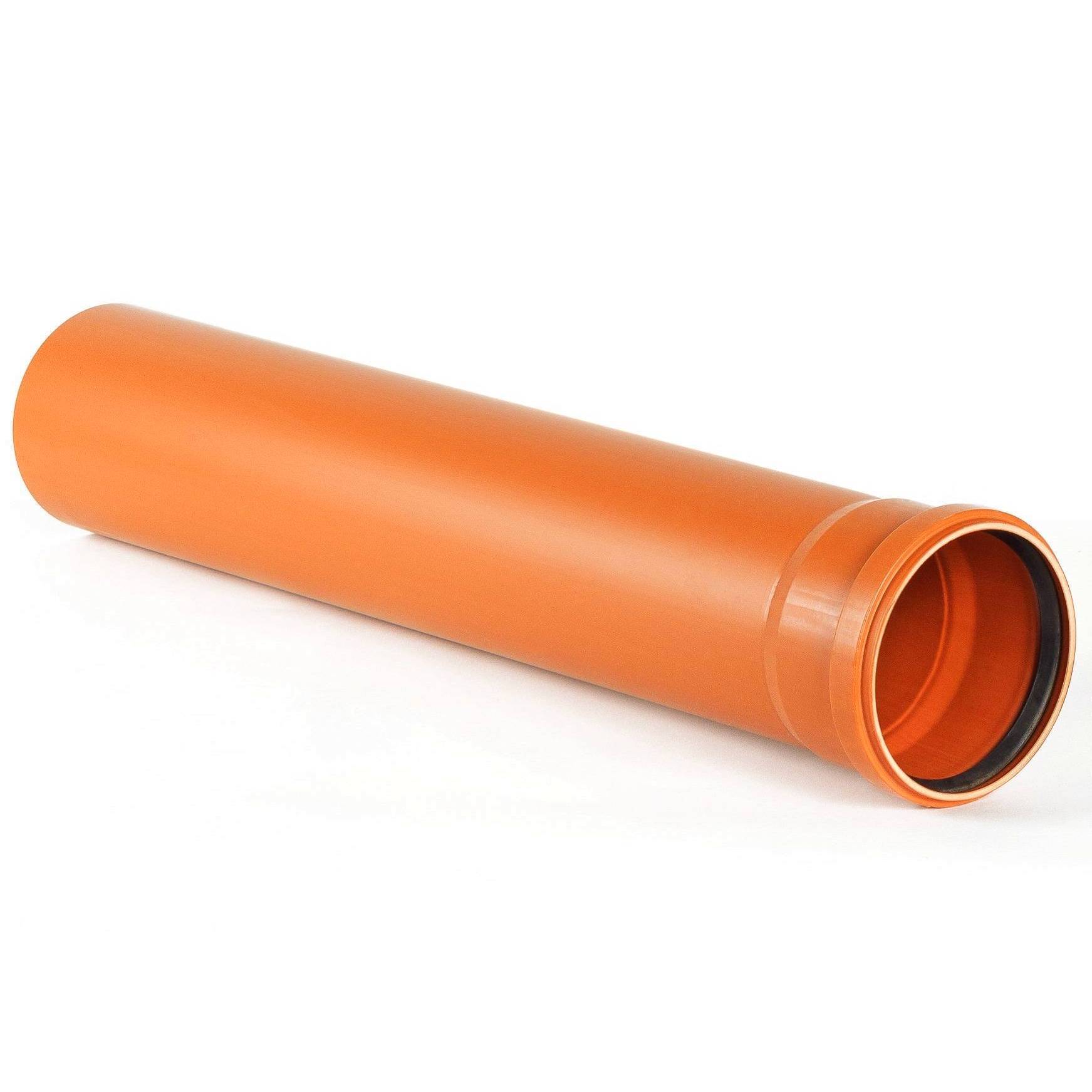 Труба наружной канализации ХЕМКОР НПВХ SN 8 400х3000 мм НС-1455523