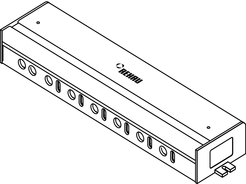 Клеммная колодка REHAU Nea HC 230 В 6 каналов с насосным модулем 12497781001