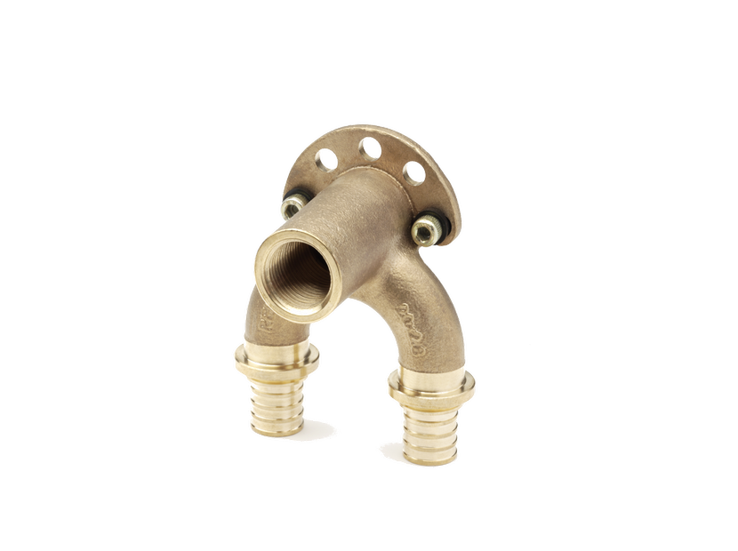 Угольник пресс настенный проточный REHAU RAUTITAN RX 20-Rp 1/2-20 длинный 1317051