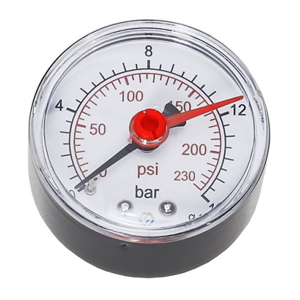 Манометр аксиальный MVI 16 бар 50 мм 1/4 MAN-A-50-16