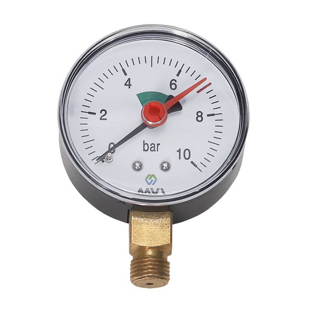 Манометр радиальный MVI 6 бар 63 мм G1/4 MAN.01.06