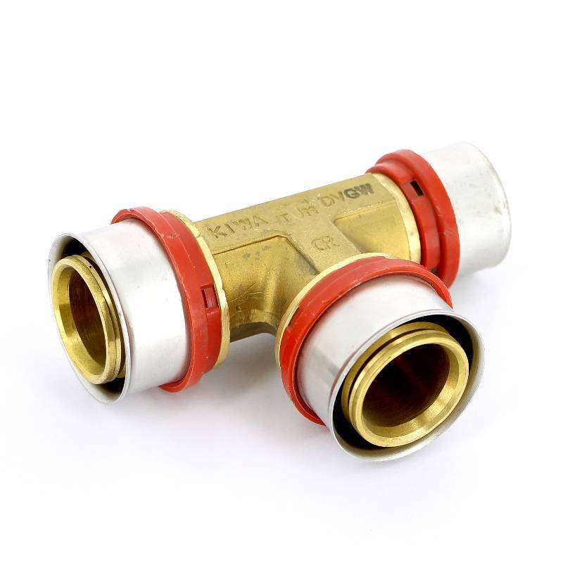 Тройник пресс Tiemme 40x40x32 мм 1650192