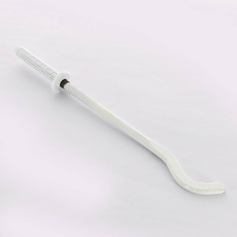 Кронштейн для радиатора Uni-Fitt штыревой плоский эмалированный с дюбелем 10х220 мм 870W1022