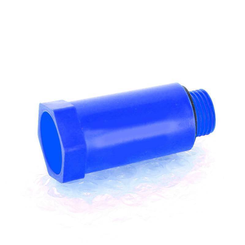 Заглушка монтажная Uni-Fitt 1/2 наружная резьба с кольцом O-Ring синяя 608B2001