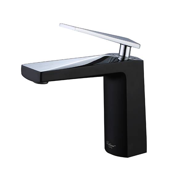 Смеситель для раковины Boheme Venturo черный хром 371-B