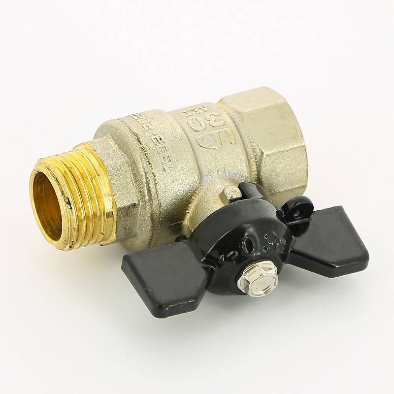 Кран шаровой LD Pride НВ 1/2 полнопроходной бабочка 47.302.15