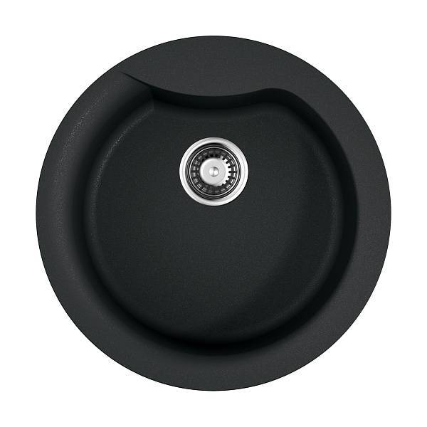 Кухонная мойка Omoikiri Yasugata 48R-BL Tetogranit 48.5x48.5 см черный 4993130