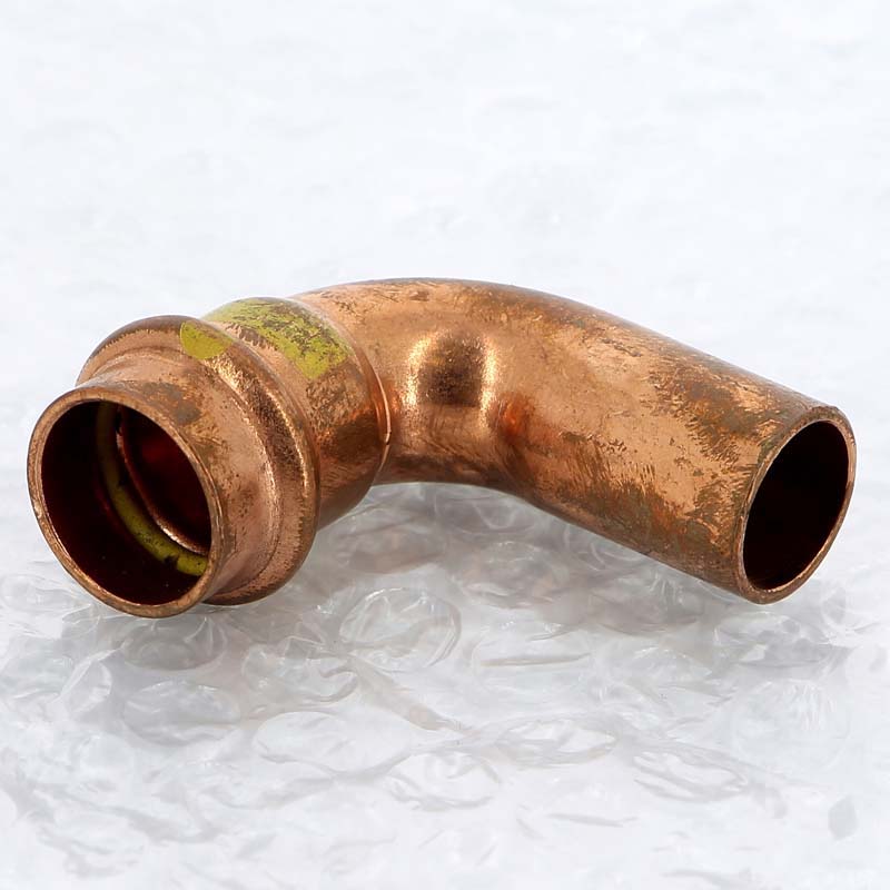 Отвод пресс медный Viega Profipress G 15 мм 90° однораструбный 345532