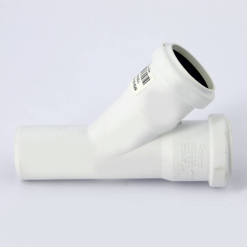 Тройник канализационный REHAU RAUPIANO PLUS 40/40/45° 123104