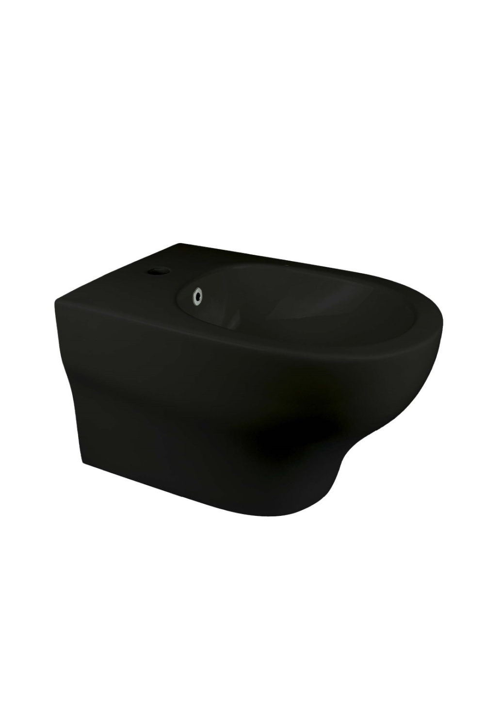 Биде подвесное Boheme Fiore 53х36 см 1 отверстие черный 978-BIDET-B