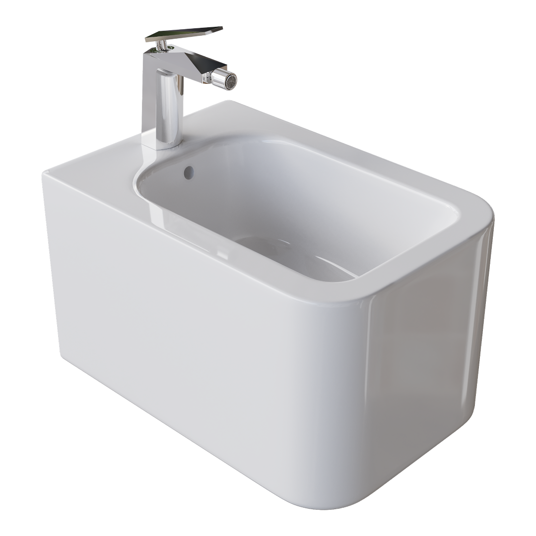 Биде подвесное Boheme Mane 52х35 см белый 970-BDT-W