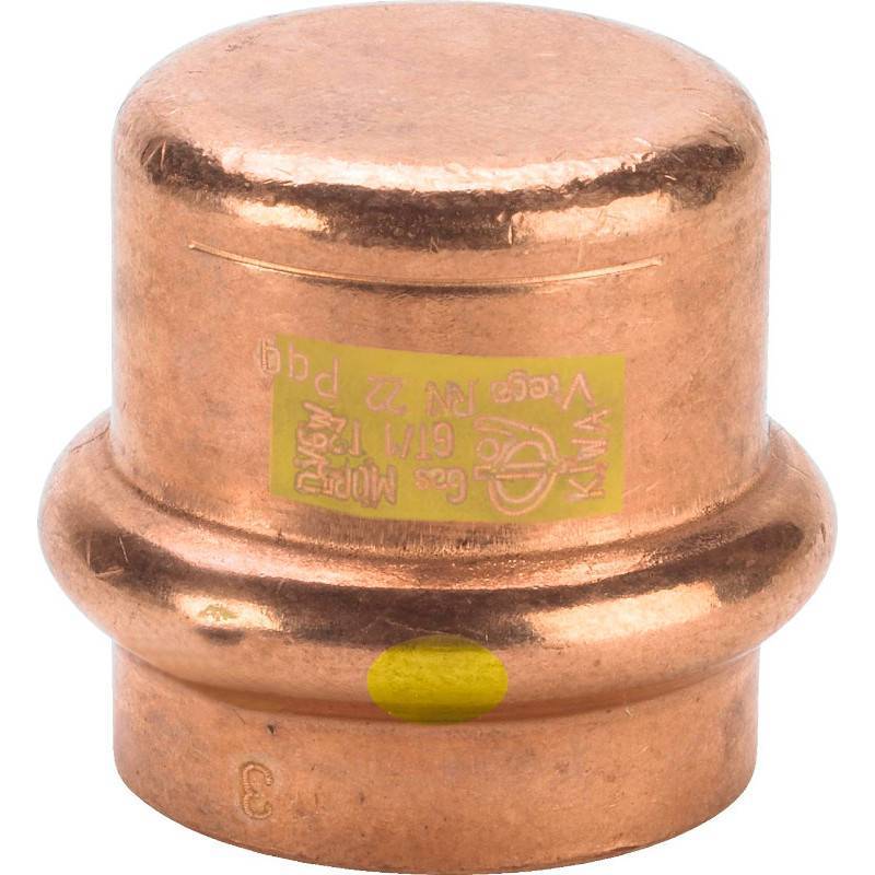 Заглушка пресс Viega Profipress G 22 мм медь с уплотнением HNBR 352813