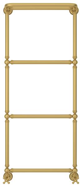 Полотенцесушитель водяной Сунержа Ренессанс 500x1260 мм матовое золото с комплектом вентилей 032-0281-1250