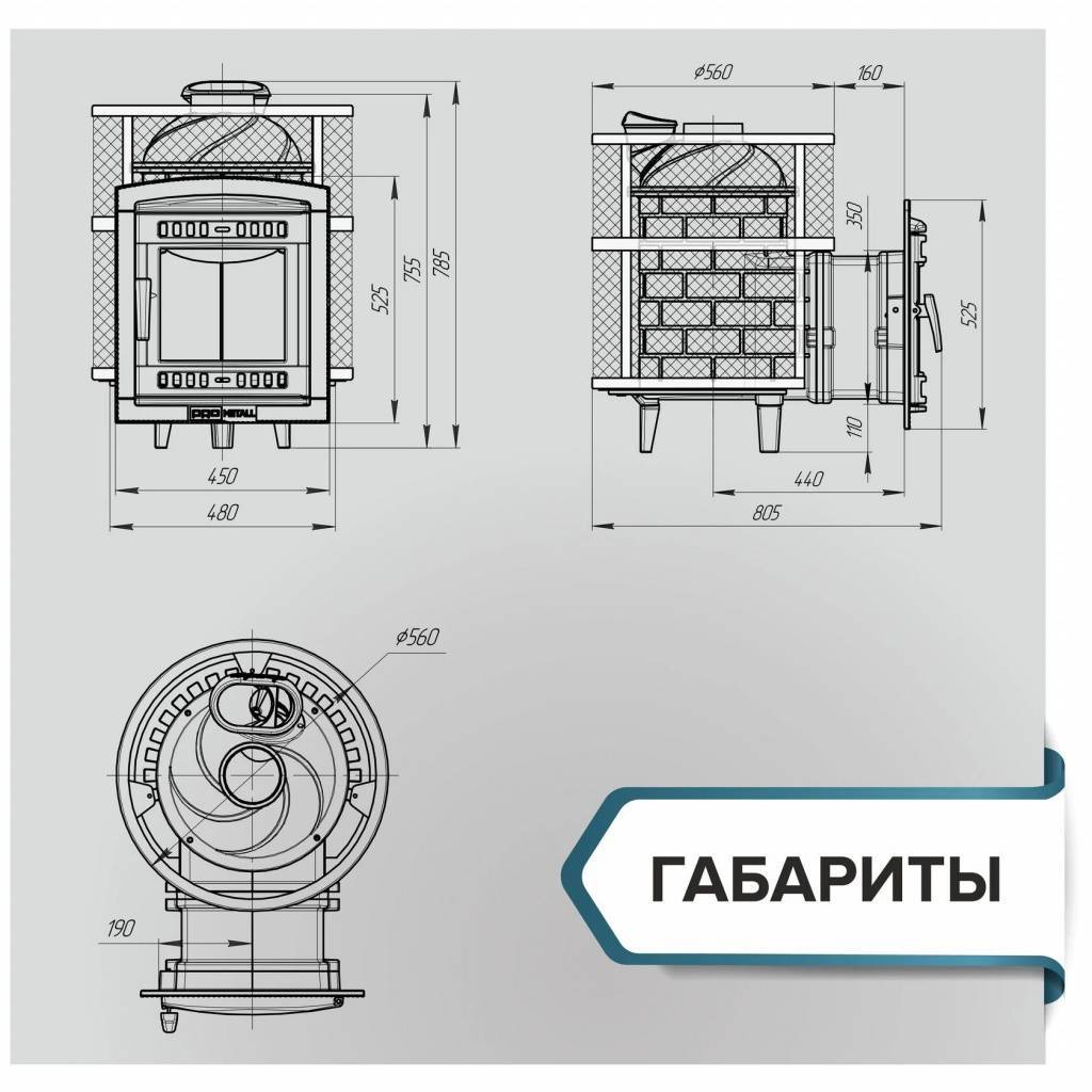Печь для бани PROMetall Атмосфера M сетка нержавейка Ap0041