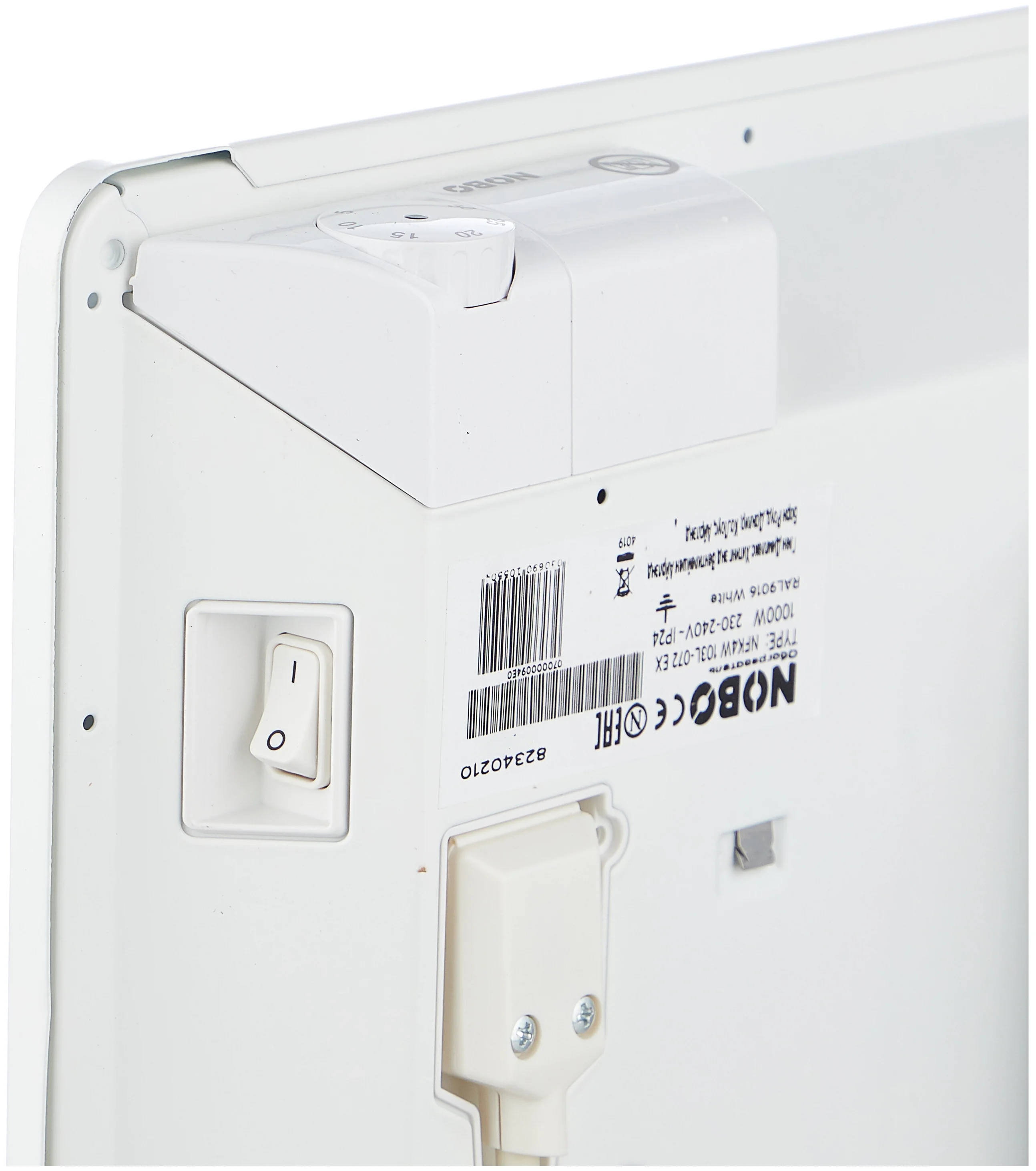 Конвектор электрический Nobo Nordic NFK 4W 20 2000 Вт настенный высота 400 мм NFK 4W 20