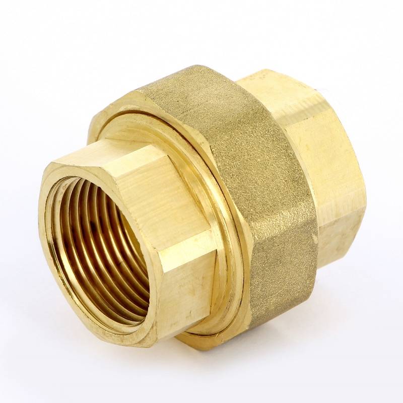 Разъемное соединение Uni-Fitt 1 ВР-ВР с прокладкой O-ring латунь 655G4000