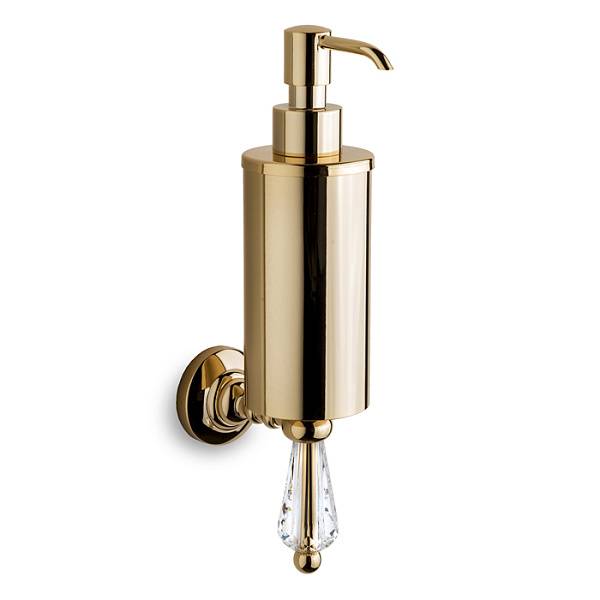Дозатор для жидкого мыла 3SC Boheme подвесной матовое золото BO01DGO