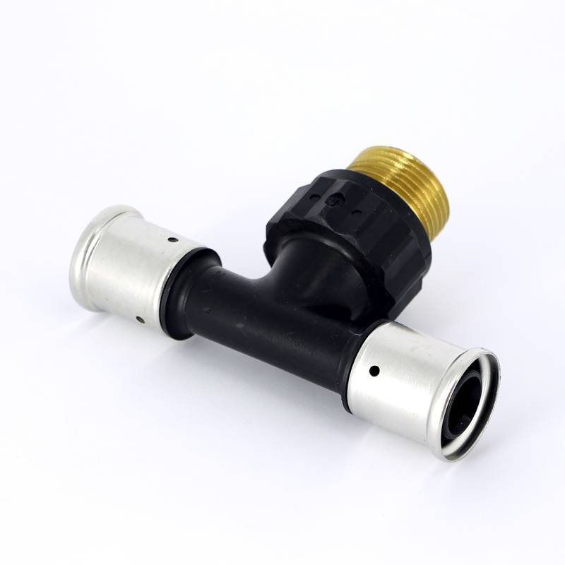 Тройник пресс-НР Henco PVDF 26x1x26 14PK-260626