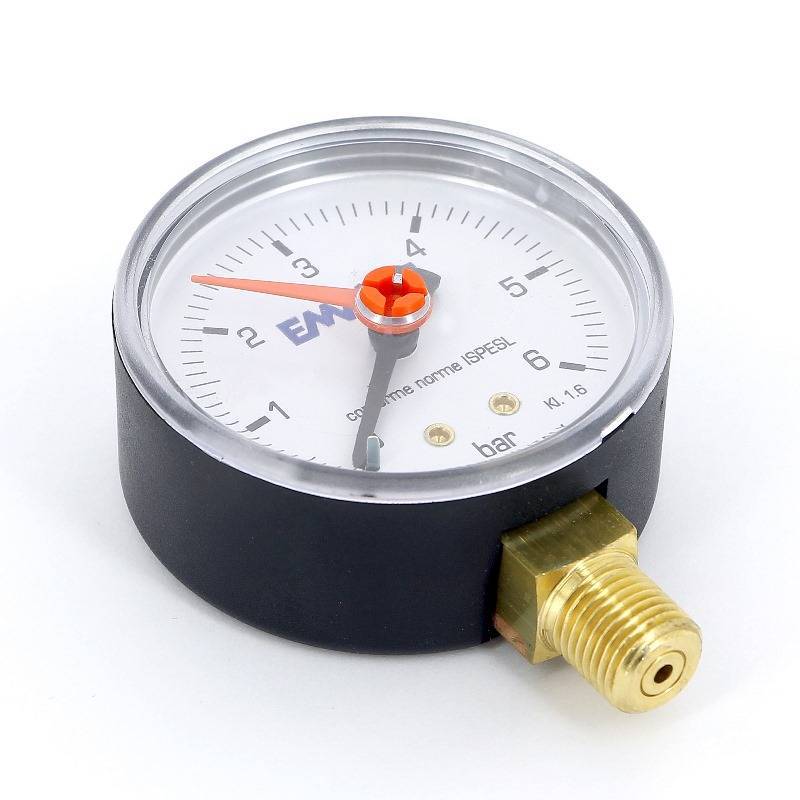 Манометр радиальный Emmeti 1/4 6 бар 63 мм 00612006