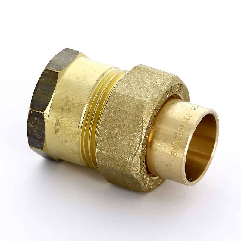 Разъемное соединение Viega 94340G пайка — внутренняя резьба с коническим уплотнением 22х3/4 101527