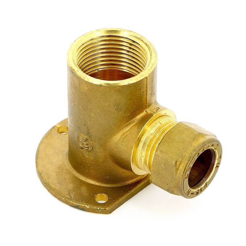 Водорозетка обжимная Tiemme 18x3/4 ВР латунь 1100142