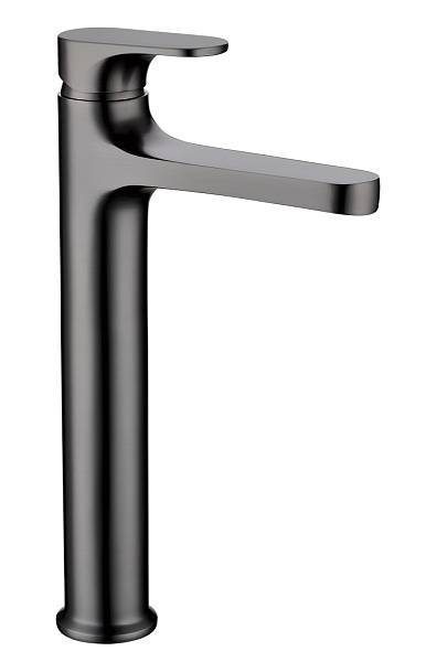 Смеситель для раковины высокий Boheme Spectre оружейная сталь 452-GM