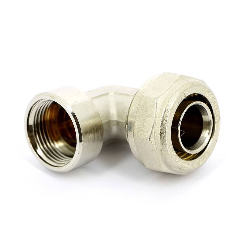 Угольник обжимной Tiemme никелированный 32х1 ВР 1600060