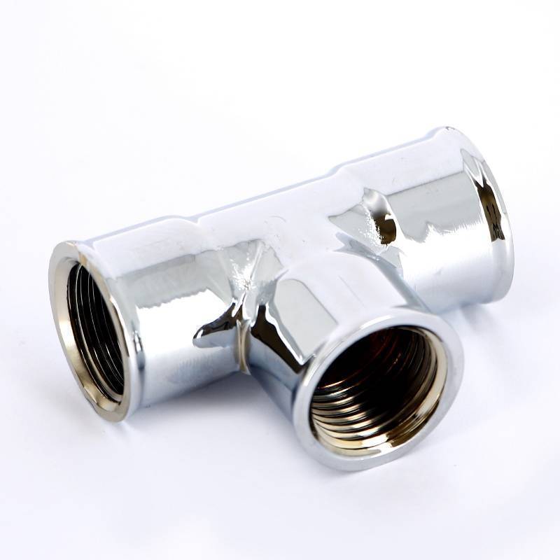 Тройник бронзовый Viega 3/4 ВР хромированный 111762