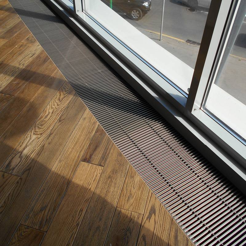 Конвектор внутрипольный Vitron ВКВ 80x260x2100 мм с вентилятором 2-трубный 12В ВКВ.80.260.2100.2ТГ.12