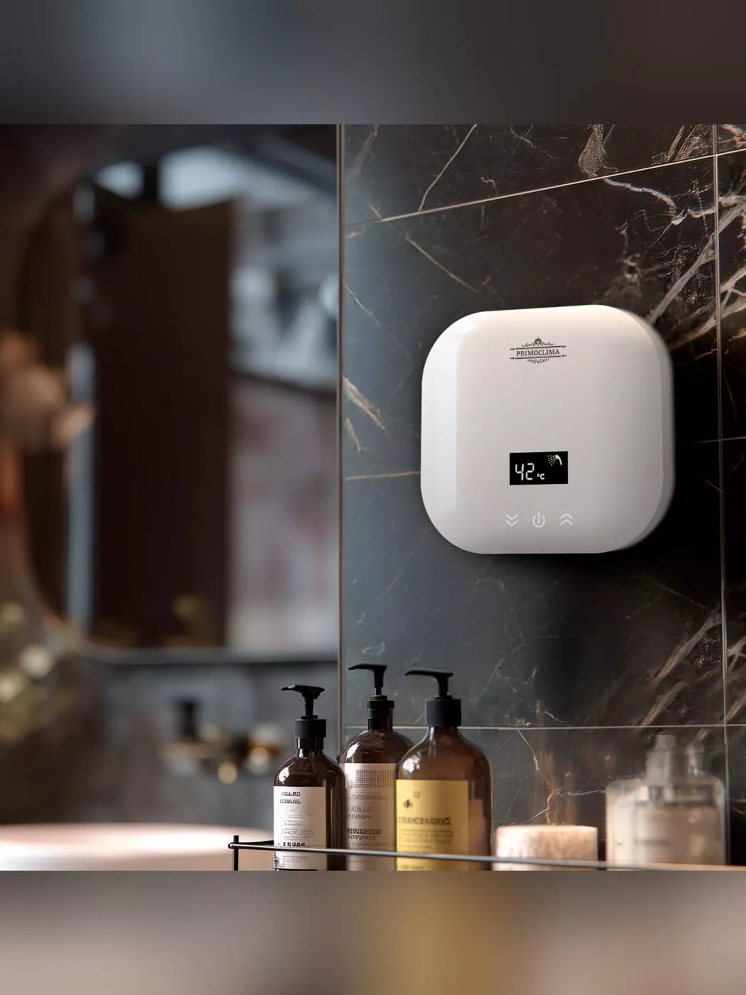 Водонагреватель проточный PrimoClima THERMA 5.5 кВт белый THERMA 5.5