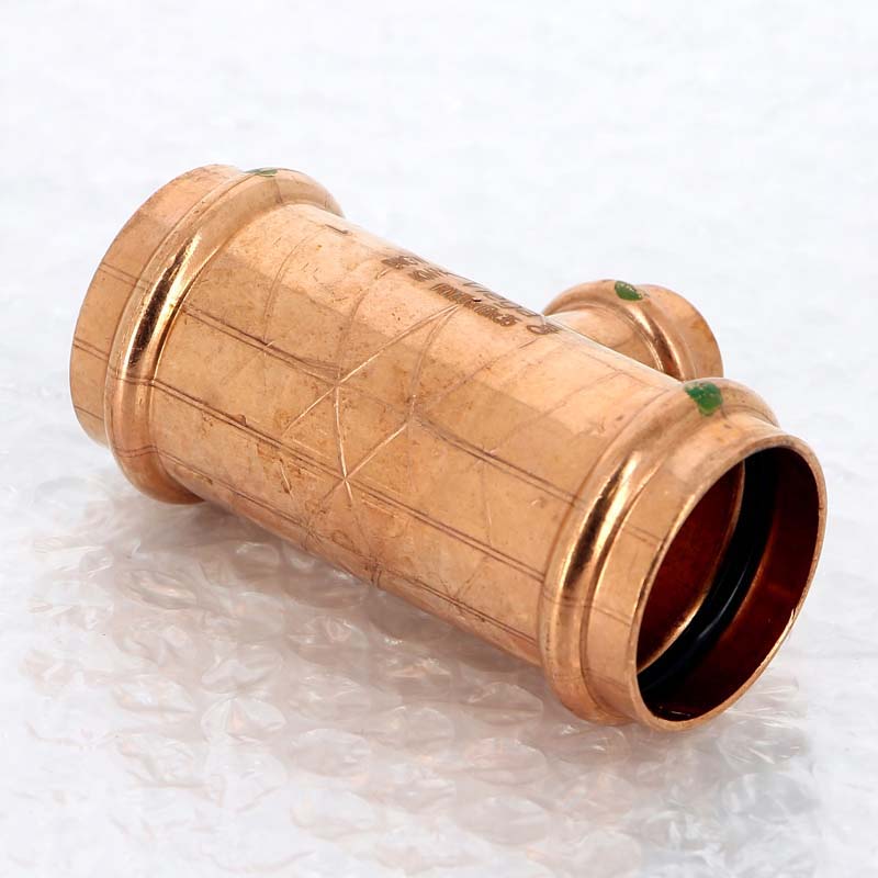 Тройник пресс медный Viega Profipress 35x18x35 мм 324872