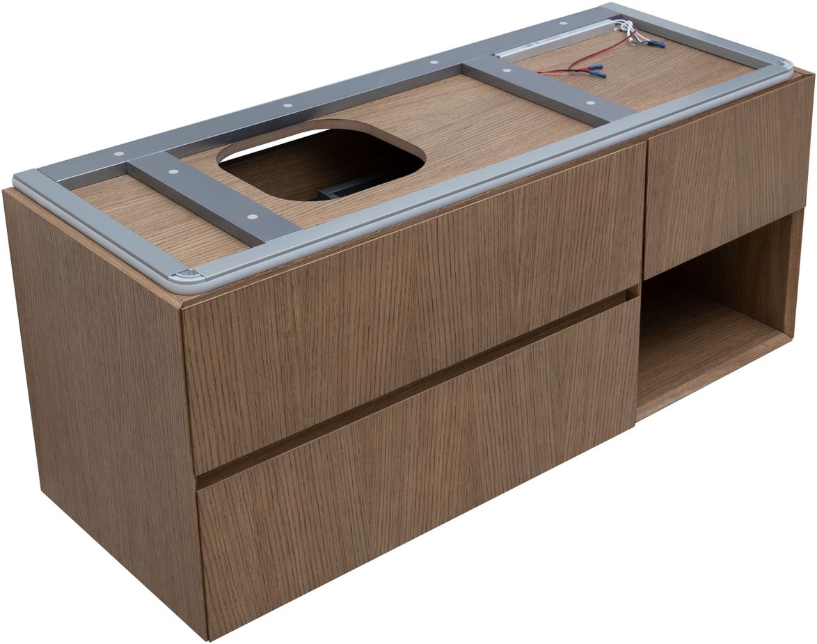 Тумба под раковину Allen Brau Infinity 119.2x45.6x51 см дуб 1.21005.NO