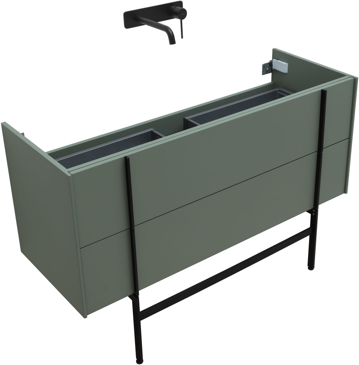 Тумба под раковину Allen Brau Reality 120x46.2x50 см олива 1.32008.CGM