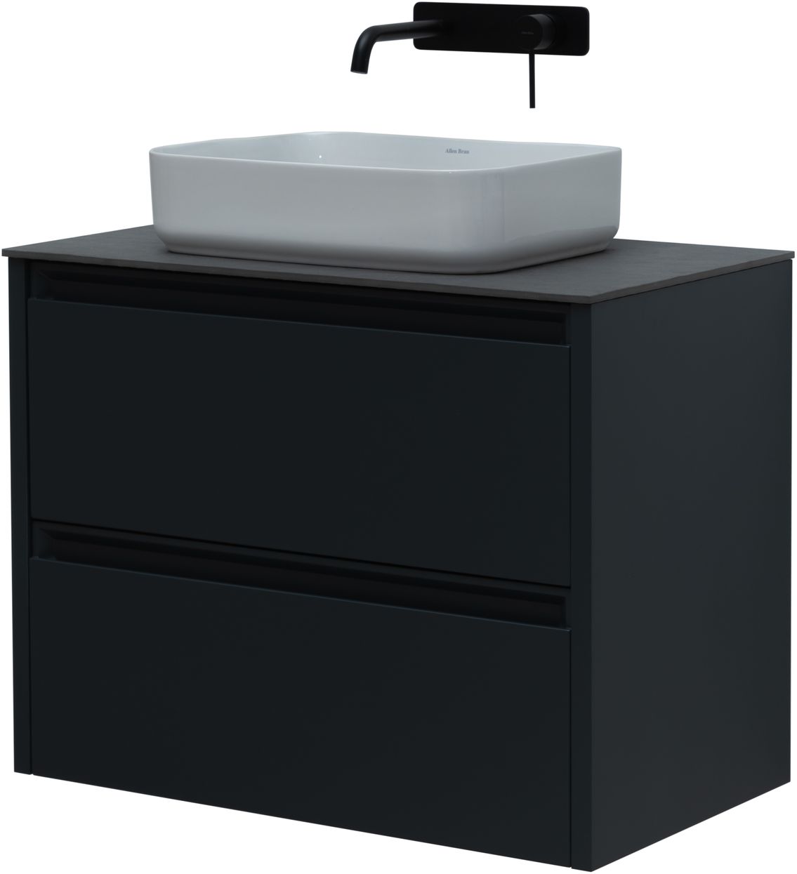 Тумба под раковину Allen Brau Fantasy 80x46x62 см антрацит 1.11001.AM